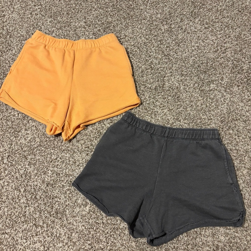 Aerie Orange and Gray Shorts